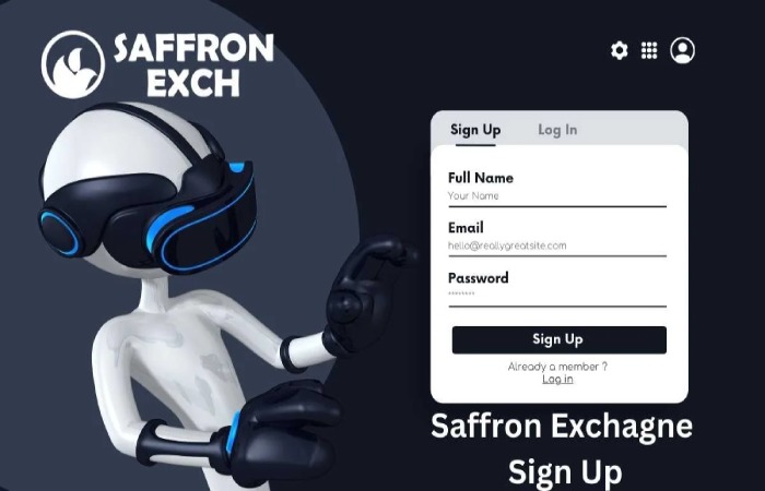 How do you log in to the SaffronExch Login App_